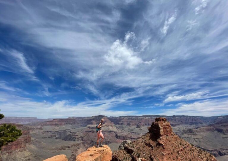 Myself in Arizona near the Grand Canyon vs Sedona.